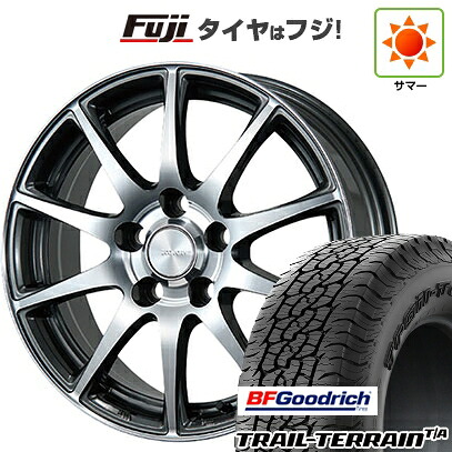 【新品国産車用5穴114.3】 夏タイヤ ホイール4本セット 235/60R18 BFグッドリッチ トレールテレーンT/A RBL ブリヂストン エコフォルム CRS23 7.5J 18インチ(送料無料)