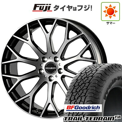 【新品国産車用5穴114.3】 夏タイヤ ホイール4本セット 225/55R18 BFグッドリッチ トレールテレーンT/A RBL コスミック ヴェネルディ シャロン 8J 18インチ(送料無料)