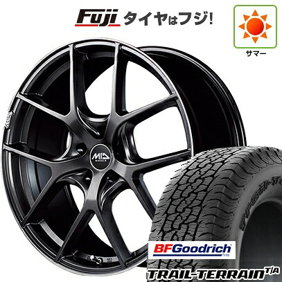 【新品国産車用5穴114.3】 夏タイヤ ホイール4本セット 225/55R18 BFグッドリッチ トレールテレーンT/A RBL MID WHEELS MID EXCLUSIVE 025F 8J 18インチ(送料無料)｜フジコーポレーション