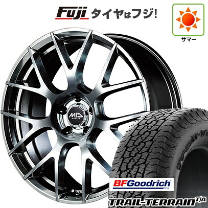 【新品国産車用5穴114.3】 夏タイヤ ホイール4本セット 225/55R18 BFグッドリッチ トレールテレーンT/A RBL MID WHEELS MID EXCLUSIVE 027F 7J 18インチ(送料無料)｜フジコーポレーション