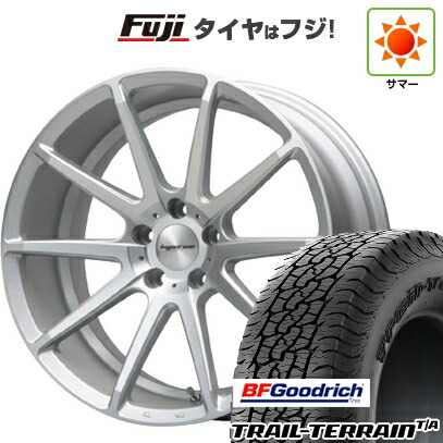 【新品国産車用5穴114.3】 夏タイヤ ホイール4本セット 225/55R18 BFグッドリッチ トレールテレーンT/A RBL MLJ ハイペリオン CVX 8J 18インチ(送料無料)