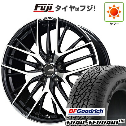 【新品国産車用5穴114.3】 夏タイヤ ホイール4本セット 225/55R18 BFグッドリッチ トレールテレーンT/A RBL クライメイト SUW アリアS5 7J 18インチ(送料無料)
