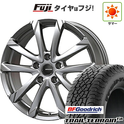 【新品国産車用5穴114.3】 夏タイヤ ホイール4本セット 225/55R18 BFグッドリッチ トレールテレーンT/A RBL コーセイ クレイシズ GC36F 7J 18インチ(送料無料)|フジコーポレーション