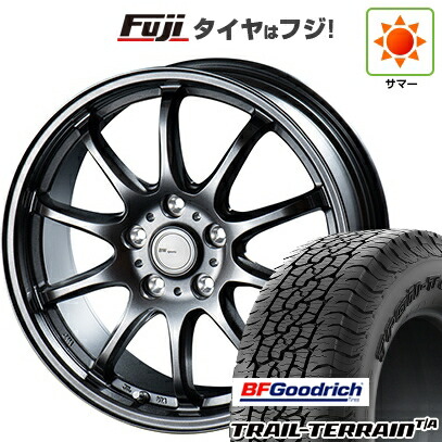 【新品国産車用5穴114.3】 夏タイヤ ホイール4本セット 225/55R18 BFグッドリッチ トレールテレーンT/A RBL ビッグウエイ BWスポーツ ZT10 7.5J 18インチ(送料無料)