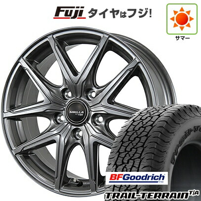 【新品国産車用5穴114.3】 夏タイヤ ホイール4本セット 225/60R18 BFグッドリッチ トレールテレーンT/A RBL トピー シビラ NEXT F05 7.5J 18インチ(送料無料)|フジコーポレーション