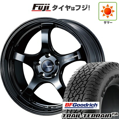【新品国産車用5穴114.3】 夏タイヤ ホイール4本セット 225/55R18 BFグッドリッチ トレールテレーンT/A RBL WEDS ウェッズ ウェッズスポーツ RN-05M 7.5J 18インチ(送料無料)|フジコーポレーション