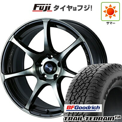 【新品国産車用5穴114.3】 夏タイヤ ホイール4本セット 235/60R18 BFグッドリッチ トレールテレーンT/A RBL WEDS ウェッズ ウェッズスポーツ SA-75R 8J 18インチ(送料無料)