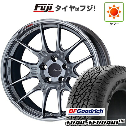 【新品国産車用5穴114.3】 夏タイヤ ホイール4本セット 235/60R18 BFグッドリッチ トレールテレーンT/A RBL ENKEI エンケイ Racing GTC02 8J 18インチ(送料無料)