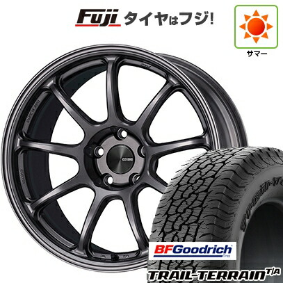 【新品国産車用5穴114.3】 夏タイヤ ホイール4本セット 225/60R18 BFグッドリッチ トレールテレーンT/A RBL ENKEI エンケイ PerformanceLine PF09 7.5J 18インチ(送料無料)