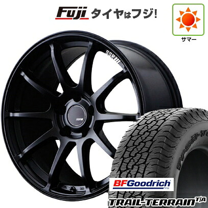 【新品国産車用5穴114.3】 夏タイヤ ホイール4本セット 225/60R18 BFグッドリッチ トレールテレーンT/A RBL SSR GT GTV02 7.5J 18インチ(送料無料)