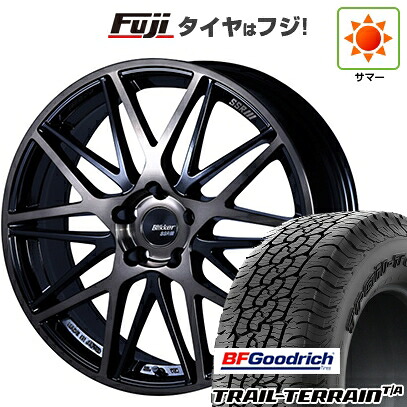 【新品国産車用5穴100】 夏タイヤ ホイール4本セット 225/55R18 BFグッドリッチ トレールテレーンT/A RBL SSR ブリッカー 01M 7J 18インチ(送料無料)｜フジコーポレーション 150,650円