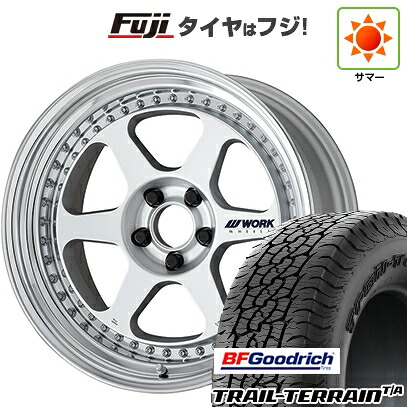 【新品国産車用5穴114.3】 夏タイヤ ホイール4本セット 235/60R18 BFグッドリッチ トレールテレーンT/A RBL WORK ワーク マイスター L1 3P 8J 18インチ(送料無料)