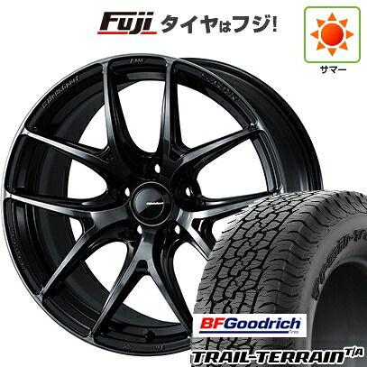 【新品国産車用5穴114.3】 夏タイヤ ホイール4本セット 225/60R18 BFグッドリッチ トレールテレーンT/A RBL WEDS ウェッズ ウェッズスポーツ SA-01R 7.5J 18インチ(送料無料)|フジコーポレーション