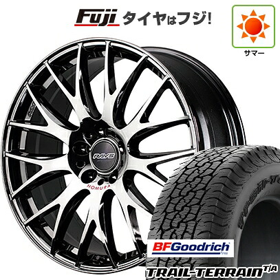 【新品国産車用5穴114.3】 夏タイヤ ホイール4本セット 225/55R18 BFグッドリッチ トレールテレーンT/A RBL RAYS レイズ ホムラ 2X9Plus JET BLACK EDITION IV 8J 18インチ(送料無料)