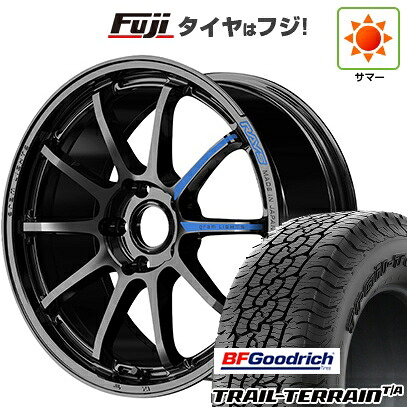 【新品国産車用5穴114.3】 夏タイヤ ホイール4本セット 225/60R18 BFグッドリッチ トレールテレーンT/A RBL RAYS レイズ グラムライツ 57NR SPEC-M 7.5J 18インチ(送料無料)|フジコーポレーション