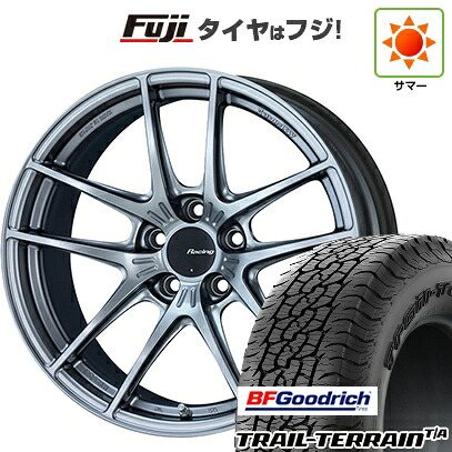 【新品国産車用5穴114.3】 夏タイヤ ホイール4本セット 225/55R18 BFグッドリッチ トレールテレーンT/A RBL ENKEI エンケイ Racing NVR5 8J 18インチ(送料無料)｜フジコーポレーション