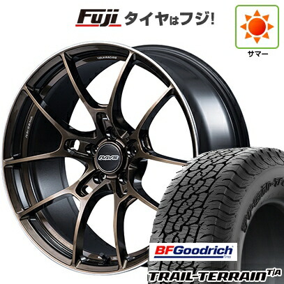 【新品国産車用5穴114.3】 夏タイヤ ホイール4本セット 225/55R18 BFグッドリッチ トレールテレーンT/A RBL RAYS レイズ ボルクレーシング G025 SZ EDITION 7.5J 18インチ(送料無料)