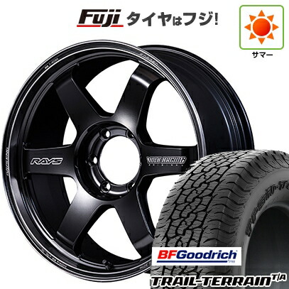 【新品】ランクル250/ランクル300 夏タイヤ ホイール4本セット 285/45R22 BFグッドリッチ トレールテレーンT/A ORBL RAYS レイズ ボルクレーシング TE37ULTRA ラージPCD Black Shadow 9J 22インチ(送料無料)