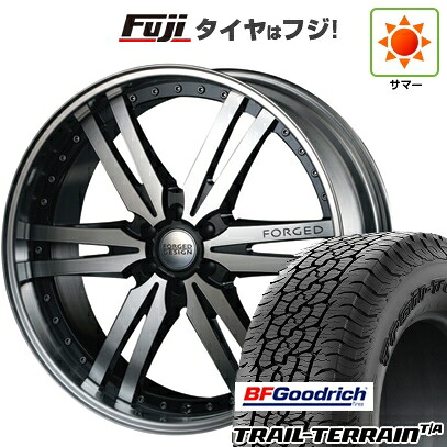 【新品】ランクル250/ランクル300 夏タイヤ ホイール4本セット 285/45R22 BFグッドリッチ トレールテレーンT/A RBL エムズスピード FORGEDデザイン 859 9J 22インチ(送料無料)