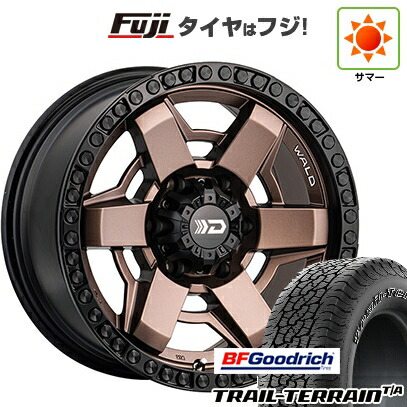【新品】プラド/ハイラックス 夏タイヤ ホイール4本セット 265/65R17 BFグッドリッチ トレールテレーンT/A ORWL WALD ヴァルド デザートライン DS-001 8J 17インチ(送料無料)