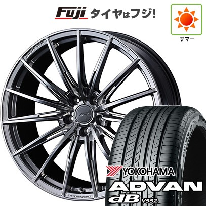 【新品国産車用5穴114.3】 夏タイヤ ホイール4本セット 245/40R21 ヨコハマ アドバン dB V552(限定2024年製) WEDS ウェッズ F-ZERO FZ-4 9J 21インチ(送料無料)