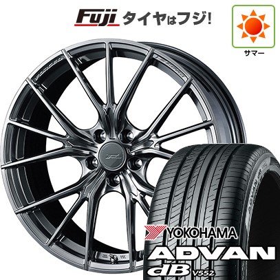 【新品国産車用5穴114.3】 夏タイヤ ホイール4本セット 245/40R21 ヨコハマ アドバン dB V552(限定2024年製) WEDS ウェッズ F-ZERO FZ-1 9J 21インチ(送料無料)