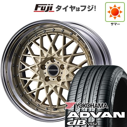 【新品】40系アルファード/ヴェルファイア用 夏タイヤ ホイール4本セット 245/40R21 ヨコハマ アドバン dB V552(限定) WEDS ウェッズ マーベリック 1613M 9J 21インチ(送料無料)