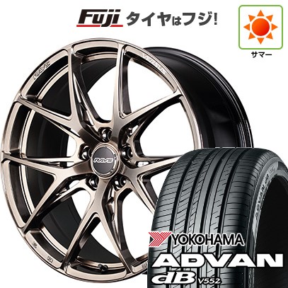【新品】レクサスNX 2021/11- 夏タイヤ ホイール4本セット 235/50R20 ヨコハマ アドバン dB V552 RAYS レイズ ベルサス クラフトコレクション VV21S (XIJ) 20インチ(送料無料)｜フジコーポレーション