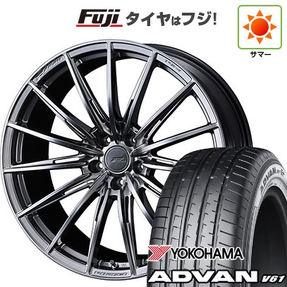 【新品】レクサスNX 2021/11- 夏タイヤ ホイール4本セット 235/50R20 ヨコハマ アドバン V61 WEDS ウェッズ F-ZERO FZ-4 20インチ(送料無料)
