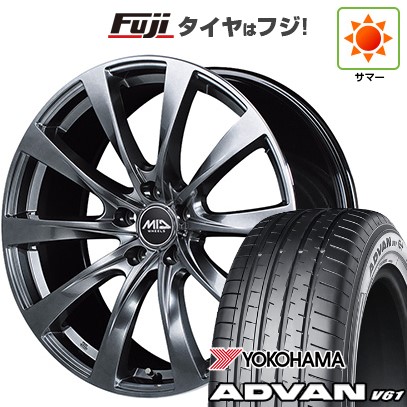 【新品】レクサスNX 2021/11- 夏タイヤ ホイール4本セット 235/50R20 ヨコハマ アドバン V61 MID WHEELS レフィナーダ モーション2 トヨタ・レクサス車専用 20インチ(送料無料)