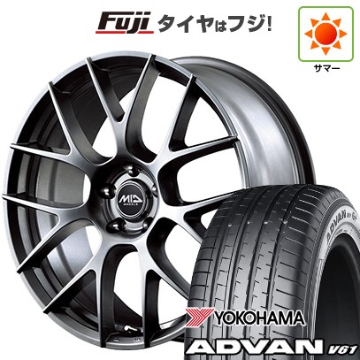 【新品】レクサスNX 2021/11- 夏タイヤ ホイール4本セット 235/50R20 ヨコハマ アドバン V61 MID WHEELS レフィナーダ モーション3 トヨタ・レクサス車専用 20インチ(送料無料)