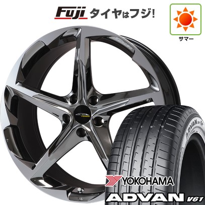 【新品】レクサスRX 2022/11- 夏タイヤ ホイール4本セット 235/50R21 ヨコハマ アドバン V61 ACE AAF ブリエ FORGED SBCポリッシュ(R14) 21インチ(送料無料)