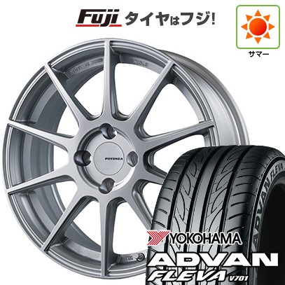 【新品】シエンタ 2015-22 夏タイヤ ホイール4本セット 195/45R17 ヨコハマ アドバン フレバV701 ブリヂストン ポテンザ SW010 7J 17インチ(送料無料)｜フジコーポレーション 109,395円