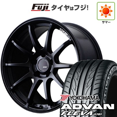 【新品国産車用5穴100】 夏タイヤ ホイール4本セット 215/45R17 ヨコハマ アドバン フレバV701 SSR GT GTV02 7J 17インチ(送料無料)