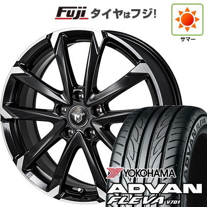 【新品】スイフトスポーツ 夏タイヤ ホイール4本セット 195/45R17 ヨコハマ アドバン フレバV701 モンツァ JPスタイル MJ-V 7J 17インチ(送料無料)