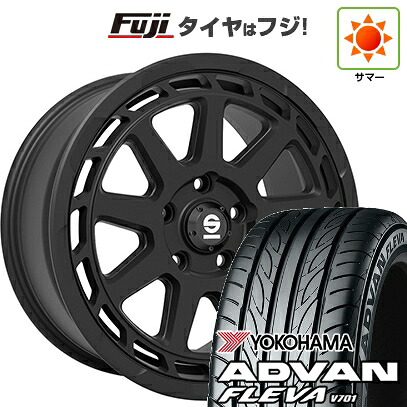 【新品国産車用5穴100】 夏タイヤ ホイール4本セット 215/40R18 ヨコハマ アドバン フレバV701 OZ SPARCO グラベル 8J 18インチ(送料無料)｜フジコーポレーション