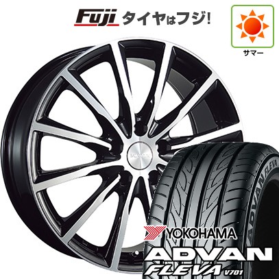 【新品】フリード 5穴/114 夏タイヤ ホイール4本セット 205/45R17 ヨコハマ アドバン フレバV701 ブリヂストン バルミナ A12 7J 17インチ(送料無料)｜フジコーポレーション