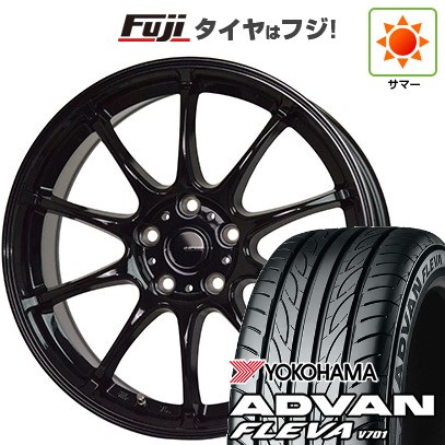 【新品】シエンタ 2015-22 夏タイヤ ホイール4本セット 195/45R17 ヨコハマ アドバン フレバV701 ホットスタッフ ジースピード G-07 7J 17インチ(送料無料) 79,365円