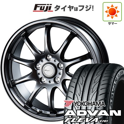 【新品国産車用5穴114.3】 夏タイヤ ホイール4本セット 205/55R16 ヨコハマ アドバン フレバV701 ビッグウエイ BWスポーツ ZT10 6.5J 16インチ(送料無料)｜フジコーポレーション