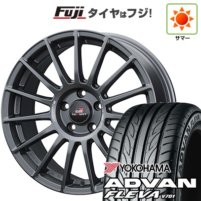 【新品国産車用5穴100】 夏タイヤ ホイール4本セット 215/40R18 ヨコハマ アドバン フレバV701 OZ スーパーツーリズモ TGR-WRT 7.5J 18インチ(送料無料)|フジコーポレーション