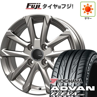 【新品国産車用4穴100】 夏タイヤ ホイール4本セット 195/45R16 ヨコハマ アドバン フレバV701 モンツァ ZACK JP-325 6J 16インチ(送料無料)|フジコーポレーション