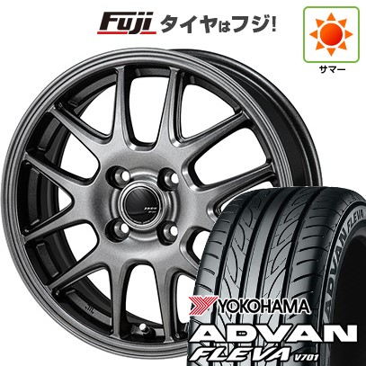 【新品国産車用4穴100】 夏タイヤ ホイール4本セット 195/45R16 ヨコハマ アドバン フレバV701 モンツァ ZACK JP-205 6J 16インチ(送料無料)|フジコーポレーション