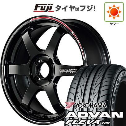 【新品 軽自動車】 夏タイヤ ホイール4本セット 165/50R16 ヨコハマ アドバン フレバV701 RAYS レイズ ボルクレーシング TE37 ソニック TIME ATTACK EDITION 5.5J 16インチ(送料無料)