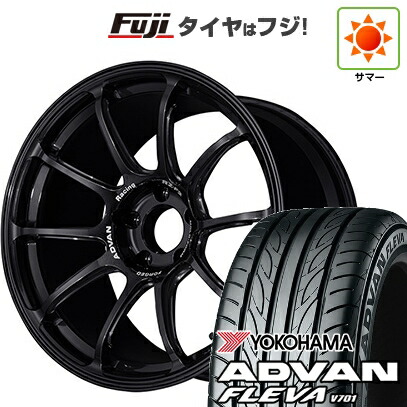 【新品国産車用5穴100】 夏タイヤ ホイール4本セット 215/40R18 ヨコハマ アドバン フレバV701 ヨコハマ アドバンレーシング RZ-F2 8J 18インチ(送料無料) 216,550円