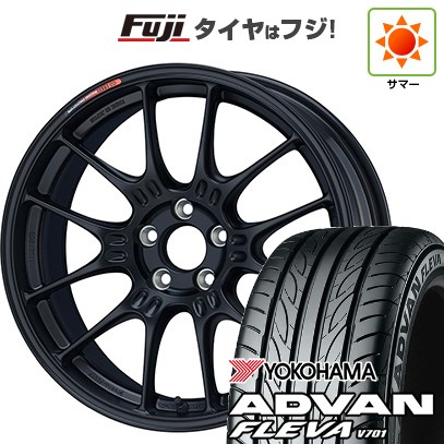 【新品国産車用5穴100】 夏タイヤ ホイール4本セット 215/45R17 ヨコハマ アドバン フレバV701 ENKEI エンケイ For GR86/BRZ Cup GTC02 for GR86/BRZ Cup専用 7.5J 17インチ(送料無料)