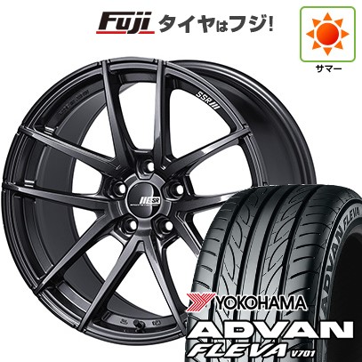 【新品国産車用5穴114.3】 夏タイヤ ホイール4本セット 225/35R20 ヨコハマ アドバン フレバV701 SSR ライナー タイプ10モノブロック 8.5J 20インチ(送料無料)｜フジコーポレーション