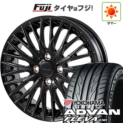 【新品 軽自動車】 夏タイヤ ホイール4本セット 165/50R16 ヨコハマ アドバン フレバV701 モンツァ ワーウィック クライヴァー 4.5J 16インチ(送料無料)｜フジコーポレーション