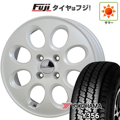 【新品 軽自動車】軽トラ 軽バン 夏タイヤ ホイール4本セット 145/80R12 80/78N ヨコハマ Y356 ホットスタッフ ララパーム オーバル 3.5J 12インチ(送料無料)｜フジコーポレーション 49,740円
