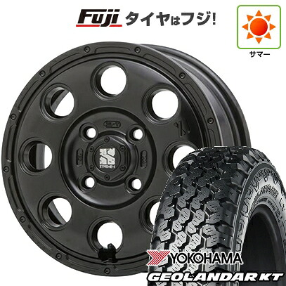【新品 軽自動車】軽トラ 軽バン 夏タイヤ ホイール4本セット 145/80R12 80/78N ヨコハマ ジオランダー KT MLJ エクストリームJ KK03 4J 12インチ(送料無料)|フジコーポレーション