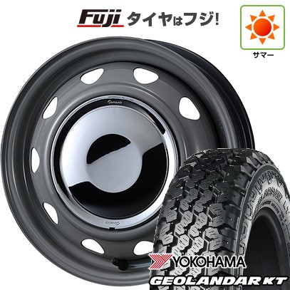 【新品 軽自動車】軽トラ 軽バン 夏タイヤ ホイール4本セット 145/80R12 80/78N ヨコハマ ジオランダー KT WEDS ウェッズ スチールホイル ネオキャロ 3.5J 12インチ(送料無料)